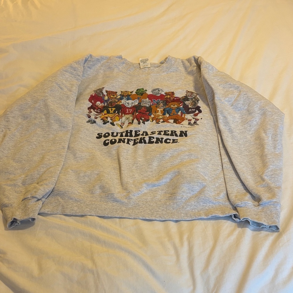 Hanes Ultimate Cotton Gray Sweatshirt